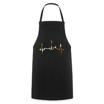 Dortmund Skyline Ruhrpott Schwarz Gelb Stadion Fan - Kochschürze - Schwarz - Vorne - AI Model Male 185 dark (185cm)