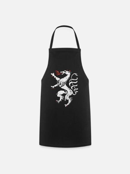 Steiermark Panther Wappen Retro - Kochschürze - Schwarz