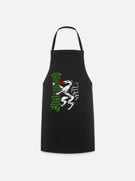 Steiermark Retro Panther Wappen Steirerbua Steirer - Kochschürze - Schwarz
