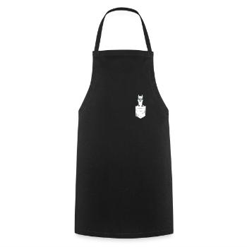 Alpagas avec lunettes de soleil - Lama dans votre poche - Tablier de cuisine - noir - Devant - AI Model Male 185 dark (185cm)