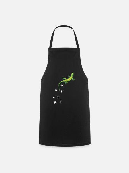 Gecko Lézards Reptiles Terraristik - Tablier de cuisine - noir