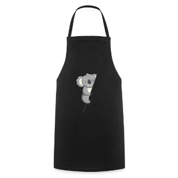 Koala Bear Australia Marsupial Koala - Cooking Apron - black - Front - AI Model Male 185 dark (185cm)