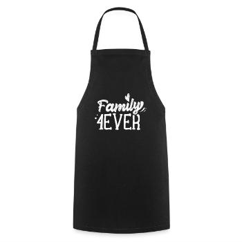 Family Forever Family Parents Family - Cooking Apron - black - Front - AI Model Male 185 dark (185cm)