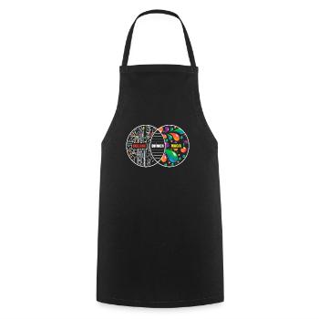 Chemistry Like Magic Only Real Chemist Reality - Cooking Apron - black - Front - AI Model Male 185 dark (185cm)
