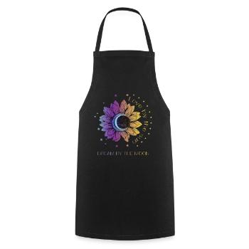 Boho Bohemian Cadeau spirituel - Tablier de cuisine - noir - Devant - AI Model Male 185 dark (185cm)