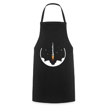 Clarinet Rocket Musical Instrument Clarinets - Cooking Apron - black - Front - AI Model Male 185 dark (185cm)
