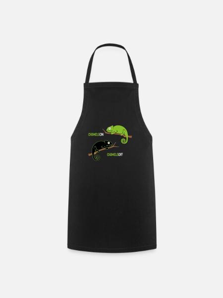 Chameleon Chameleoff - Kochschürze - Schwarz