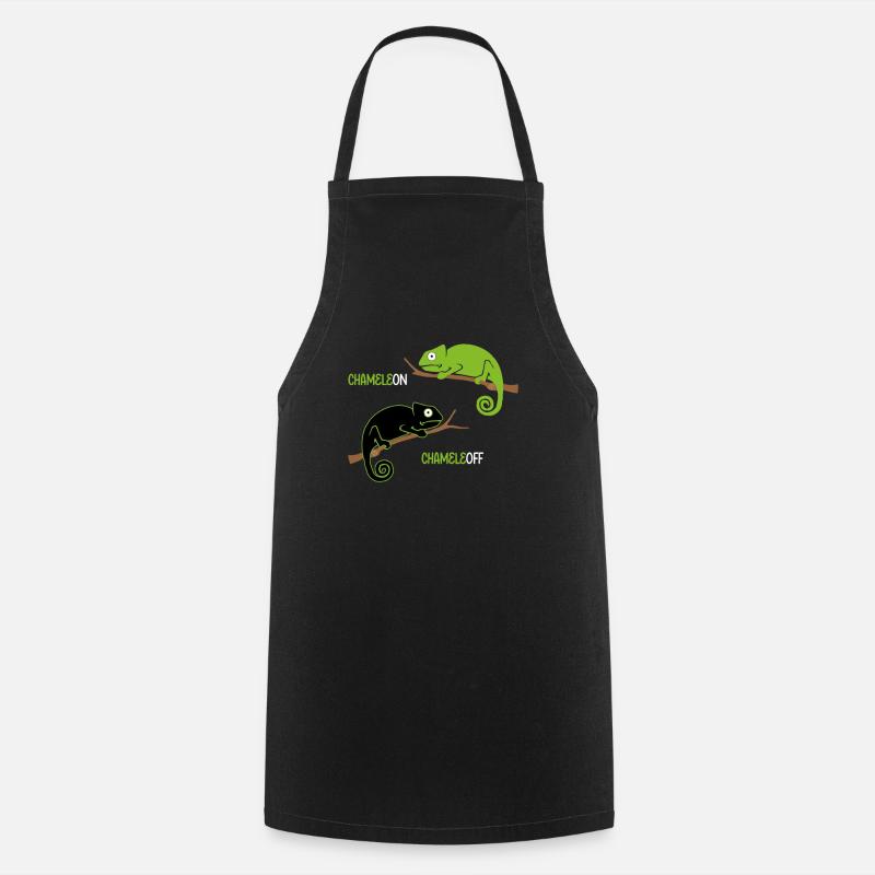 Chameleon Chameleoff - Kochschürze - Schwarz