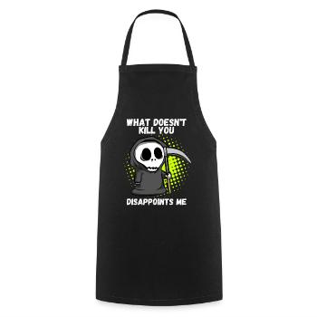 Killing Kill disappoints Death Reaper Grim Reaper Grim Reaper - Cooking Apron - black - Front - AI Model Male 185 dark (185cm)
