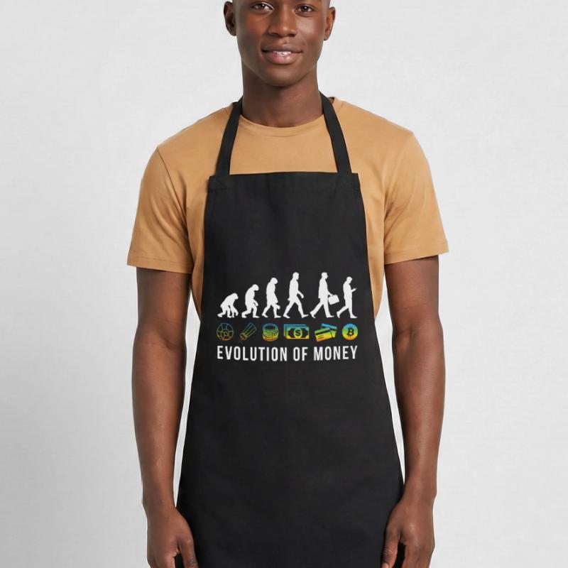 Crypto Bitcoin L’évolution de l’argent Tablier de cuisine