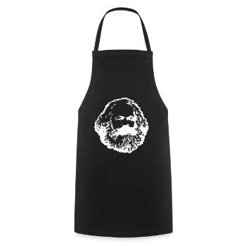 Karl Marx Face au communisme Philosophe du marxisme - Tablier de cuisine - noir - Devant - AI Model Male 185 dark (185cm)