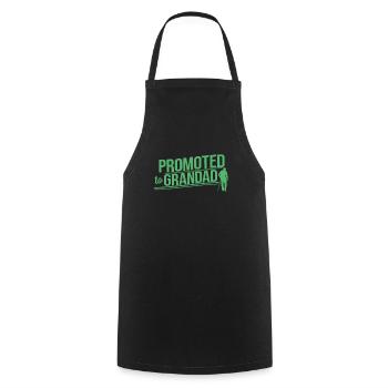 Promoted to Grandfather Grandpa Opi Grandpa Grandpa - Cooking Apron - black - Front - AI Model Male 185 dark (185cm)