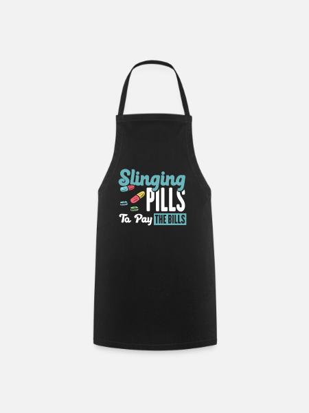 Pharmacist Gift, Pharmacy Pharmacy, Pharmacist - Cooking Apron - black