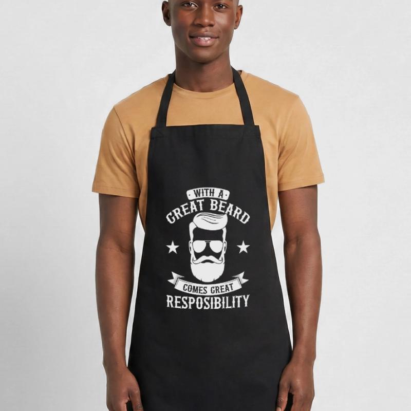 Bart Vollbart Barträger Geschenk, Bart Kochschürze