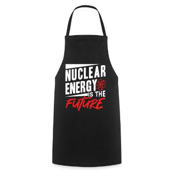 Kernenergie Ist Die Zukunft Atomkraft Kernkraft - Kochschürze - Schwarz - Vorne - AI Model Male 185 dark (185cm)