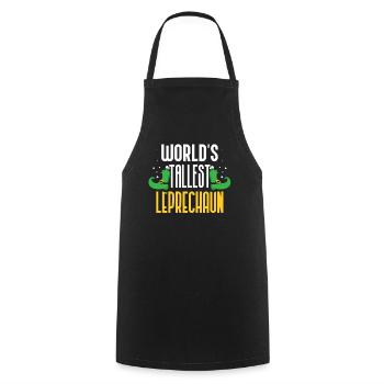 World's Largest Goblin Great Leprechaun Irish Irish - Cooking Apron - black - Front - AI Model Male 185 dark (185cm)