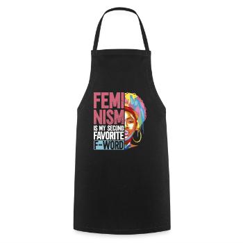 Feminismus Frauenrechte Women Empowerment Feminist - Kochschürze - Schwarz - Vorne - AI Model Male 185 dark (185cm)