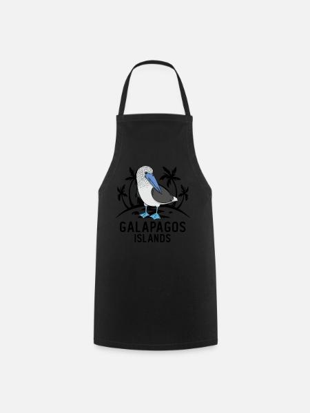 Fous de Bassan Oiseaux de mer à pieds bleus - Tablier de cuisine - noir