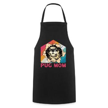 Maman Carlin - Tablier de cuisine - noir - Devant - AI Model Male 185 dark (185cm)