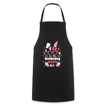 At The Mommy Rabbit Easter Rabbit Ear Sunglass - Cooking Apron - black - Front - AI Model Male 185 dark (185cm)