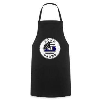 Land Map America US Flag Home Grown Kentucky - Cooking Apron - black - Front - AI Model Male 185 dark (185cm)