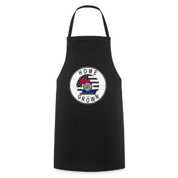 Land Map America US Flag Home Grown Missouri - Cooking Apron - black - Front - AI Model Male 185 dark (185cm)