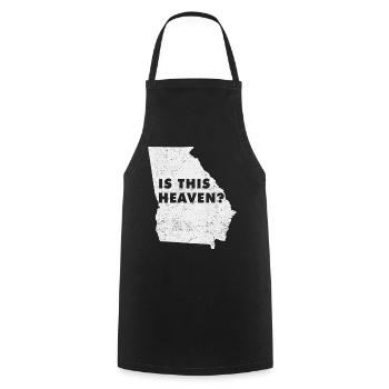 Carte terrestre Amérique État américain Accueil Paradis Géorgie - Tablier de cuisine - noir - Devant - AI Model Male 185 dark (185cm)