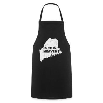 Carte terrestre Amérique État américain Accueil Paradis Maine - Tablier de cuisine - noir - Devant - AI Model Male 185 dark (185cm)