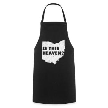 Land Map America US State Home Heaven Ohio - Kochschürze - Schwarz - Vorne - AI Model Male 185 dark (185cm)