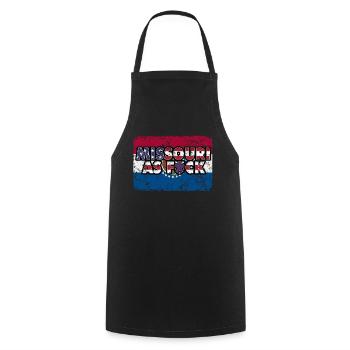 America US Flag State Flag Missouri - Cooking Apron - black - Front - AI Model Male 185 dark (185cm)