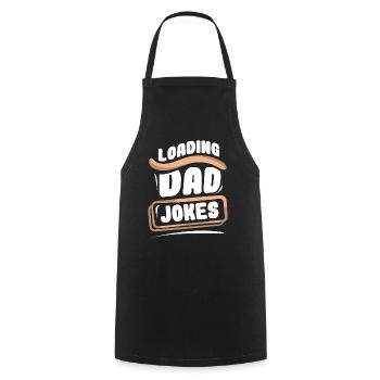 Papa Joke Dad Joke Father Jokes - Cooking Apron - black - Front - AI Model Male 185 dark (185cm)