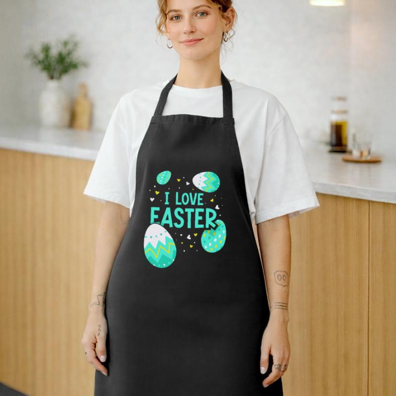 J’adore Easter Easter Easter Easter Egg Lapin de Pâques Tablier de cuisine