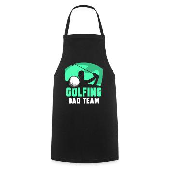 Golfing Papa Team Golfer Father Father Day Daddy - Cooking Apron - black - Front - AI Model Male 185 dark (185cm)