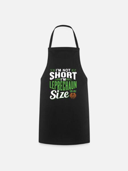 Je ne suis pas petit j’ai la taille de lutin irlandais - Tablier de cuisine - noir