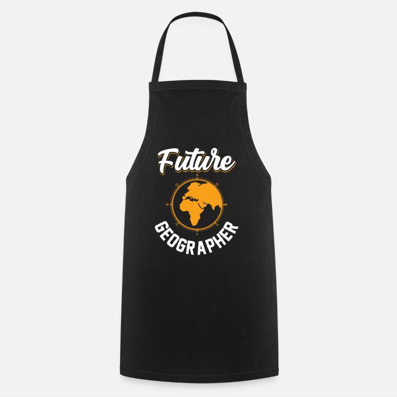Future Geography Student Geography - Cooking Apron - black