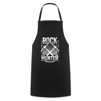 Rock Hunter Geologist Geology Geology Student - Cooking Apron - black - Front - AI Model Male 185 dark (185cm)