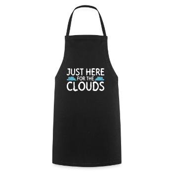 Météorologue Météo Climat Prévisions Météo - Tablier de cuisine - noir - Devant - AI Model Male 185 dark (185cm)