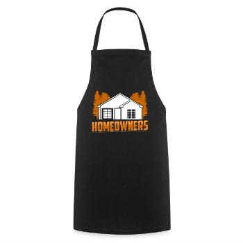 Homeowner Homeowner Homeowner Host - Cooking Apron - black - Front - AI Model Male 185 dark (185cm)