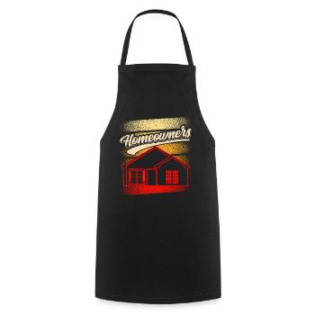 Homeowner Homeowner House Host - Cooking Apron - black - Front - AI Model Male 185 dark (185cm)