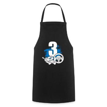 Contrôleur de jeu 3 ans Joueur vidéo - Tablier de cuisine - noir - Devant - AI Model Male 185 dark (185cm)