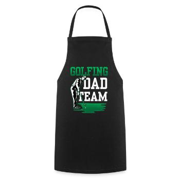 Golfing Papa Team Golfer Daddy Father Day Father - Cooking Apron - black - Front - AI Model Male 185 dark (185cm)