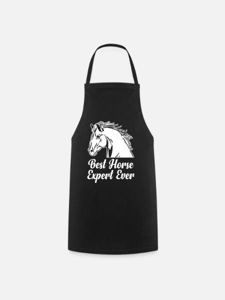 Meilleur expert en équitation de tous les temps - Tablier de cuisine - noir
