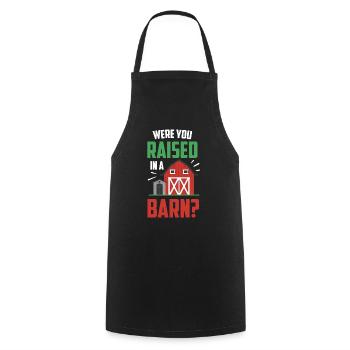 Avez-vous grandi dans une grange? Daddy Papa - Tablier de cuisine - noir - Devant - AI Model Male 185 dark (185cm)