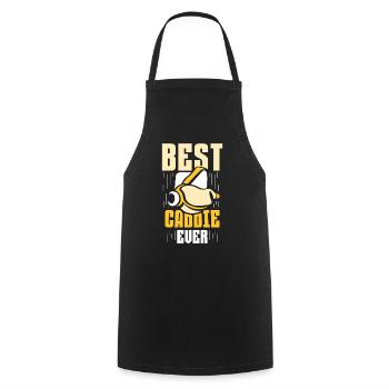 Best Caddie ever Golf golfing Golfer Golfer Golf - Cooking Apron - black - Front - AI Model Male 185 dark (185cm)