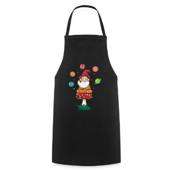 Relax Yoga Time Mandala Meditate Elf Dwarf Yoga - Kochschürze - Schwarz - Vorne - AI Model Male 185 dark (185cm)