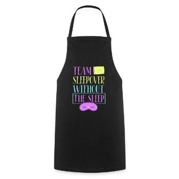 Soirée pyjama d’équipe sans fête mignonne Nuitée - Tablier de cuisine - noir - Devant - AI Model Male 185 dark (185cm)