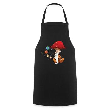 Relax Yoga Temps Mandala Méditer Gnome Nain Yoga - Tablier de cuisine - noir - Devant - AI Model Male 185 dark (185cm)
