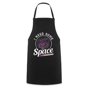 J’ai besoin d’un télescope de l’univers spatial - Tablier de cuisine - noir - Devant - AI Model Male 185 dark (185cm)