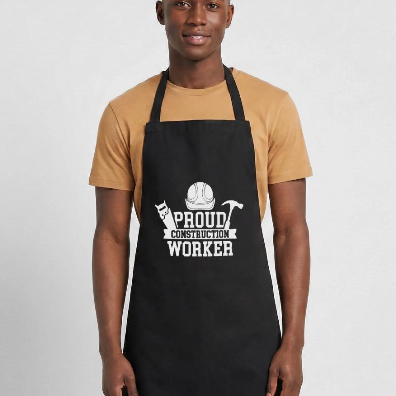 Proud construction worker Construction site Team Construction Teamwork Cooking Apron