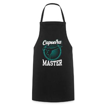 Capoeira Master Hobby Brazilian Martial Arts - Cooking Apron - black - Front - AI Model Male 185 dark (185cm)